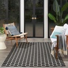image:imageNourison Home Reversible Indoor Outdoor Navy 8 x Round Area Rug  Easy Clean Non Shedding Bed Room Living Room Dining Room Kitchen 8 x RoundBlack