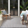image:imageNourison Home Reversible Indoor Outdoor Navy 8 x Round Area Rug  Easy Clean Non Shedding Bed Room Living Room Dining Room Kitchen 8 x RoundBlue