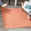 image:imageNourison Home Reversible Indoor Outdoor Navy 8 x Round Area Rug  Easy Clean Non Shedding Bed Room Living Room Dining Room Kitchen 8 x RoundCoral