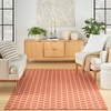 image:imageNourison Home Reversible Indoor Outdoor Navy 8 x Round Area Rug  Easy Clean Non Shedding Bed Room Living Room Dining Room Kitchen 8 x RoundCoral