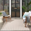 image:imageNourison Home Reversible Indoor Outdoor Navy 8 x Round Area Rug  Easy Clean Non Shedding Bed Room Living Room Dining Room Kitchen 8 x RoundGrey