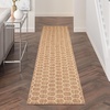 image:imageNourison Home Reversible Indoor Outdoor Navy 8 x Round Area Rug  Easy Clean Non Shedding Bed Room Living Room Dining Room Kitchen 8 x RoundNatural