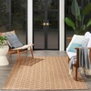 image:imageNourison Home Reversible Indoor Outdoor Navy 8 x Round Area Rug  Easy Clean Non Shedding Bed Room Living Room Dining Room Kitchen 8 x RoundNatural