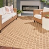 image:imageNourison Home Reversible Indoor Outdoor Navy 8 x Round Area Rug  Easy Clean Non Shedding Bed Room Living Room Dining Room Kitchen 8 x RoundNatural