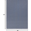 image:imageNourison Home Reversible Indoor Outdoor Navy 8 x Round Area Rug  Easy Clean Non Shedding Bed Room Living Room Dining Room Kitchen 8 x RoundNavy