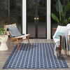 image:imageNourison Home Reversible Indoor Outdoor Navy 8 x Round Area Rug  Easy Clean Non Shedding Bed Room Living Room Dining Room Kitchen 8 x RoundNavy
