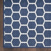image:imageNourison Home Reversible Indoor Outdoor Navy 8 x Round Area Rug  Easy Clean Non Shedding Bed Room Living Room Dining Room Kitchen 8 x RoundNavy