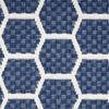 image:imageNourison Home Reversible Indoor Outdoor Navy 8 x Round Area Rug  Easy Clean Non Shedding Bed Room Living Room Dining Room Kitchen 8 x RoundNavy