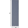 image:imageNourison Home Reversible Indoor Outdoor Navy 8 x Round Area Rug  Easy Clean Non Shedding Bed Room Living Room Dining Room Kitchen 8 x RoundNavy