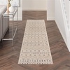image:imageNourison Home Royal Moroccan Farmhouse BeigeGrey 23 x 10 Area Rug Easy Cleaning Non Shedding Bed Room Living Room Dining Room Kitchen 2x10Beige Blue