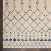 image:imageNourison Home Royal Moroccan Farmhouse BeigeGrey 23 x 10 Area Rug Easy Cleaning Non Shedding Bed Room Living Room Dining Room Kitchen 2x10Beige Blue