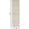 image:imageNourison Home Royal Moroccan Farmhouse BeigeGrey 23 x 10 Area Rug Easy Cleaning Non Shedding Bed Room Living Room Dining Room Kitchen 2x10Beige Blue