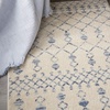 image:imageNourison Home Royal Moroccan Farmhouse BeigeGrey 23 x 10 Area Rug Easy Cleaning Non Shedding Bed Room Living Room Dining Room Kitchen 2x10Beige Blue