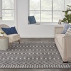image:imageNourison Home Royal Moroccan Farmhouse BeigeGrey 23 x 10 Area Rug Easy Cleaning Non Shedding Bed Room Living Room Dining Room Kitchen 2x10CharcoalIvory