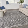 image:imageNourison Home Royal Moroccan Farmhouse BeigeGrey 23 x 10 Area Rug Easy Cleaning Non Shedding Bed Room Living Room Dining Room Kitchen 2x10CharcoalIvory