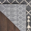 image:imageNourison Home Royal Moroccan Farmhouse BeigeGrey 23 x 10 Area Rug Easy Cleaning Non Shedding Bed Room Living Room Dining Room Kitchen 2x10CharcoalIvory