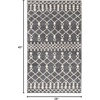 image:imageNourison Home Royal Moroccan Farmhouse BeigeGrey 23 x 10 Area Rug Easy Cleaning Non Shedding Bed Room Living Room Dining Room Kitchen 2x10CharcoalIvory