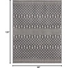 image:imageNourison Home Royal Moroccan Farmhouse BeigeGrey 23 x 10 Area Rug Easy Cleaning Non Shedding Bed Room Living Room Dining Room Kitchen 2x10CharcoalIvory