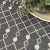 image:imageNourison Home Royal Moroccan Farmhouse BeigeGrey 23 x 10 Area Rug Easy Cleaning Non Shedding Bed Room Living Room Dining Room Kitchen 2x10CharcoalIvory