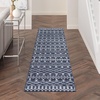 image:imageNourison Home Royal Moroccan Farmhouse BeigeGrey 23 x 10 Area Rug Easy Cleaning Non Shedding Bed Room Living Room Dining Room Kitchen 2x10NavyGrey