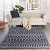 image:imageNourison Home Royal Moroccan Farmhouse BeigeGrey 23 x 10 Area Rug Easy Cleaning Non Shedding Bed Room Living Room Dining Room Kitchen 2x10NavyGrey