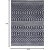 image:imageNourison Home Royal Moroccan Farmhouse BeigeGrey 23 x 10 Area Rug Easy Cleaning Non Shedding Bed Room Living Room Dining Room Kitchen 2x10NavyGrey