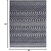 image:imageNourison Home Royal Moroccan Farmhouse BeigeGrey 23 x 10 Area Rug Easy Cleaning Non Shedding Bed Room Living Room Dining Room Kitchen 2x10NavyGrey
