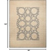 image:imageNourison Home Royal Serenity Slate 39 x 59 Area Rug  Easy Clean Non Shedding Bed Room Living Room Dining Room Kitchen 4 x 6Slate