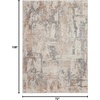 image:imageNourison Home Rustic Textures Grey Beige 53 x 73 Area Rug  Easy Clean Non Shedding Bed Room Living Room Dining Room Kitchen 5 x 7BeigeGrey