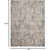 image:imageNourison Home Rustic Textures Grey Beige 53 x 73 Area Rug  Easy Clean Non Shedding Bed Room Living Room Dining Room Kitchen 5 x 7BeigeGrey