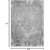 image:imageNourison Home Rustic Textures Grey Beige 53 x 73 Area Rug  Easy Clean Non Shedding Bed Room Living Room Dining Room Kitchen 5 x 7GreyBeige