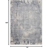 image:imageNourison Home Rustic Textures Grey Beige 53 x 73 Area Rug  Easy Clean Non Shedding Bed Room Living Room Dining Room Kitchen 5 x 7GreyBeige