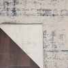 image:imageNourison Home Rustic Textures Grey Beige 53 x 73 Area Rug  Easy Clean Non Shedding Bed Room Living Room Dining Room Kitchen 5 x 7IvoryBlue