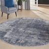 image:imageNourison Home Rustic Textures Rustic Grey 53 x round Area Rug Easy Cleaning Non Shedding Bed Room Living Room Dining Room Kitchen 5 Round