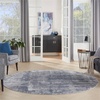 image:imageNourison Home Rustic Textures Rustic Grey 53 x round Area Rug Easy Cleaning Non Shedding Bed Room Living Room Dining Room Kitchen 5 Round