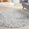 image:imageNourison Home Rustic Textures Rustic IvoryGrey 53 x round Area Rug Easy Cleaning Non Shedding Bed Room Living Room Dining Room Kitchen 5 Round