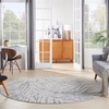 image:imageNourison Home Rustic Textures Rustic IvoryGrey 53 x round Area Rug Easy Cleaning Non Shedding Bed Room Living Room Dining Room Kitchen 5 Round