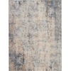 image:imageNourison Home Rustic Textures Rustic IvorySilver 53 x round Area Rug Easy Cleaning Non Shedding Bed Room Living Room Dining Room Kitchen 5 RoundGreyBeige