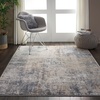 image:imageNourison Home Rustic Textures Rustic IvorySilver 53 x round Area Rug Easy Cleaning Non Shedding Bed Room Living Room Dining Room Kitchen 5 RoundGreyBeige