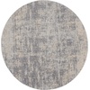 image:imageNourison Home Rustic Textures Rustic IvorySilver 53 x round Area Rug Easy Cleaning Non Shedding Bed Room Living Room Dining Room Kitchen 5 RoundIvorySilver