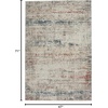 image:imageNourison Home Rustic Textures Rustic Light Grey Multi 53 x round Area Rug Easy Cleaning Non Shedding Bed Room Living Room Dining Room Kitchen 5 RoundLight Grey Multi