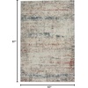image:imageNourison Home Rustic Textures Rustic Light Grey Multi 53 x round Area Rug Easy Cleaning Non Shedding Bed Room Living Room Dining Room Kitchen 5 RoundLight Grey Multi