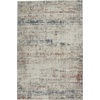 image:imageNourison Home Rustic Textures Rustic Light Grey Multi 53 x round Area Rug Easy Cleaning Non Shedding Bed Room Living Room Dining Room Kitchen 5 RoundLight Grey Multi