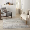 image:imageNourison Home Rustic Textures Rustic Light Grey Multi 53 x round Area Rug Easy Cleaning Non Shedding Bed Room Living Room Dining Room Kitchen 5 RoundLight Grey Multi