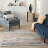 image:imageNourison Home Rustic Textures Rustic Multicolor 53 x round Area Rug Easy Cleaning Non Shedding Bed Room Living Room Dining Room Kitchen 5 RoundMulti Color