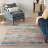 image:imageNourison Home Rustic Textures Rustic Multicolor 53 x round Area Rug Easy Cleaning Non Shedding Bed Room Living Room Dining Room Kitchen 5 RoundMulti Color
