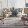 image:imageNourison Home Rustic Textures Rustic Multicolor 53 x round Area Rug Easy Cleaning Non Shedding Bed Room Living Room Dining Room Kitchen 5 RoundMulti Color