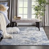 image:imageNourison Home Rustic Textures Traditional GreyBlue 53 x round Area Rug Easy Cleaning Non Shedding Bed Room Living Room Dining Room Kitchen 5 RoundGreyBlue