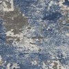 image:imageNourison Home Rustic Textures Traditional GreyBlue 53 x round Area Rug Easy Cleaning Non Shedding Bed Room Living Room Dining Room Kitchen 5 RoundGreyBlue