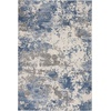 image:imageNourison Home Rustic Textures Traditional GreyBlue 53 x round Area Rug Easy Cleaning Non Shedding Bed Room Living Room Dining Room Kitchen 5 RoundGreyBlue